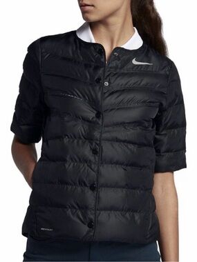 Nike AeroLoft Half Sleeve Jacket Black